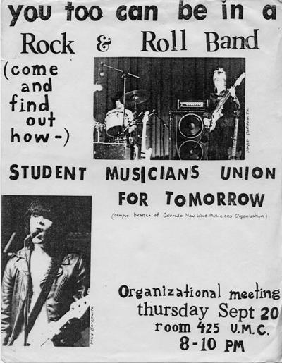 Student Musicians Union for Tomorrow, Univ. of Colorado school club